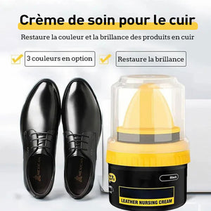 Crème de lanoline de polissage de réparation de soin du cuir