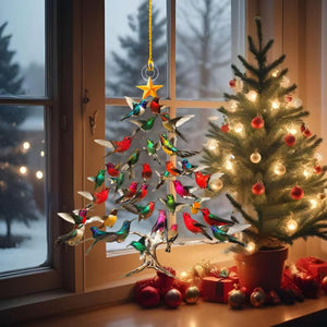 🔥🐦🎄Décoration de Noël avec colibri✨