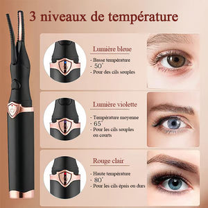 Recourbe-cils électrique, charmant instantanément✨éblouissant en un clin d'œil ! 👁️