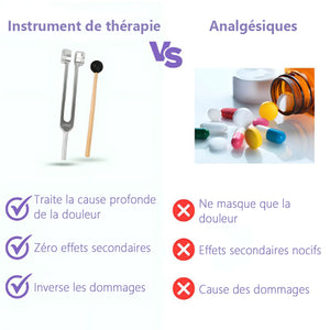 L'instrument thérapeutique 128 Hz | Soulagement naturel de la douleur et du stress
