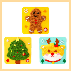 Ensemble de poupées à broder DIY de Noël