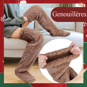 💕Chaussettes hautes en polaire veloutée pour Noël❄️🎅