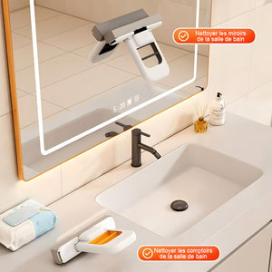 🧼Mini balai à franges pliable pour bureau – Balai à franges pour nettoyage humide et sec