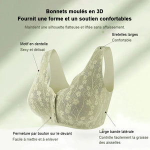 Soutien-gorge boutonné sur devant confortable et pratique