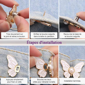 ✨Lot de 4 pinces papillon détachables🦋