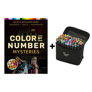 🎨 100 puzzles à colorier par numéros : livre de coloriage relaxant et fantastique pour adultes