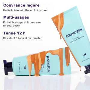 Crème tout-en-un – hydratant, anti-cernes et correcteur 💧✨ Légère et waterproof