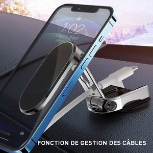 Support de téléphone portable pliable pour voiture