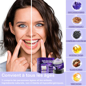 Poudre minérale pour restauration dentaire