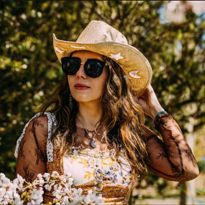 Chapeau de paille de cow-boy Prism