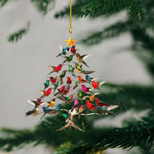 🔥🐦🎄Décoration de Noël avec colibri✨