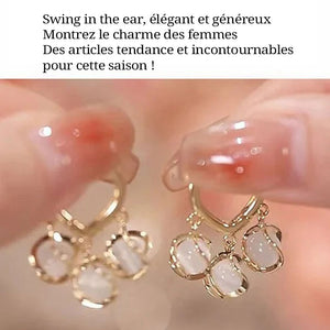 Boucles d'oreilles opale