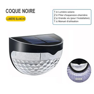 Applique d'extérieur LED solaire(paquet de 2)