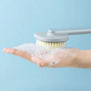 Brosse de bain massage amovible à long manche