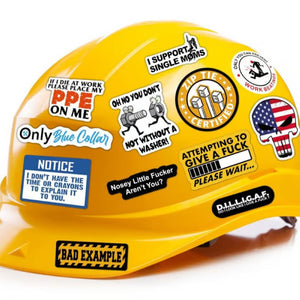 🔥🔥150 autocollants amusants Blue Collar👷‍♂️