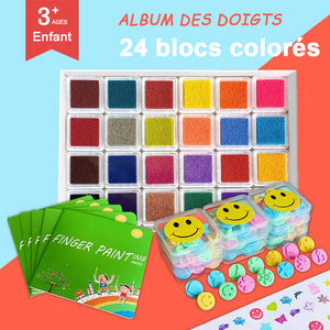 Kit amusant de peinture au doigt