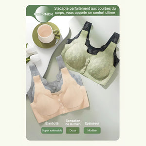 Soutien-gorge boutonné sur devant confortable et pratique