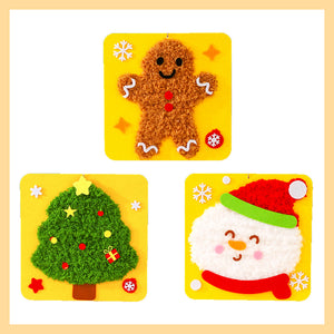 Ensemble de poupées à broder DIY de Noël