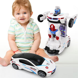 Jouet Voiture Robot à Transformation Automatique