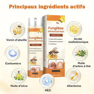 Spray réparateur d'ongles au venin d'abeille
