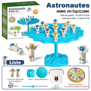 Jeu de bataille d'arbre d'équilibre d'astronaute