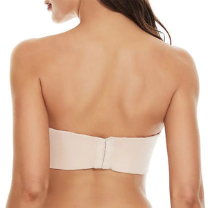 Soutien-gorge bandeau multi-ports antidérapant à maintien intégral