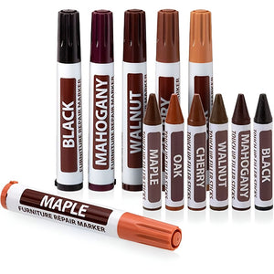Kit de restauration de surface en bois (6/8 couleurs)