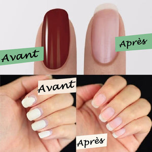 Dissolvant magique pour vernis à ongles