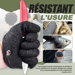 Gants de pêche antidérapants, protection des mains pour attraper du poisson