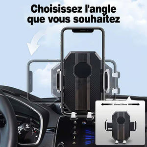 Support de téléphone portable à super ventouse empilable pour voiture