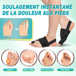 Correcteur d'hallux valgus réglable