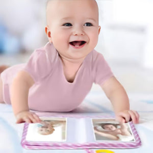 Album photo commémoratif en tissu pour bébé