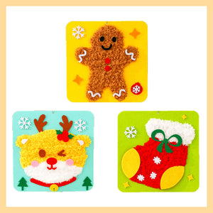 Ensemble de poupées à broder DIY de Noël