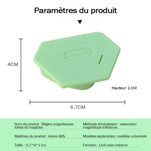 Positionneur magnétique puissant polygonal pour machines à coudre