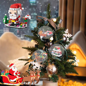Jouets de construction éducatifs pour enfants de style Noël