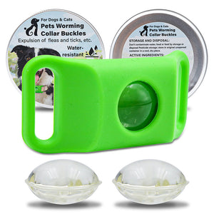 Boucle de collier anti-insectes pour animaux de compagnie