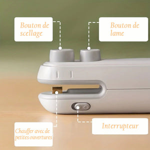 Mini machine à sceller portative rechargeable par USB