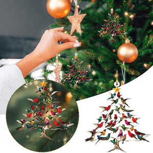 🔥🐦🎄Décoration de Noël avec colibri✨