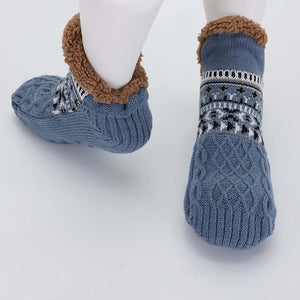 🧦 Chaussettes de sol Jacquard – Une chaleur douillette à chaque pas
