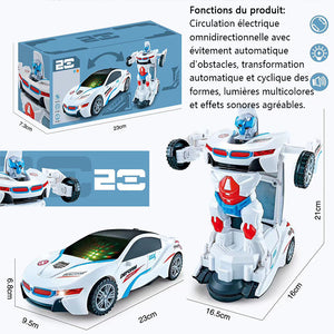 Jouet Voiture Robot à Transformation Automatique