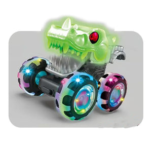 Jouet camion dinosaure Press & Go avec lumière activée par le mouvement