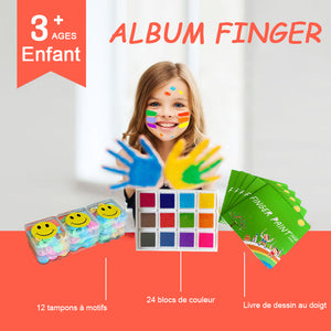 Kit amusant de peinture au doigt