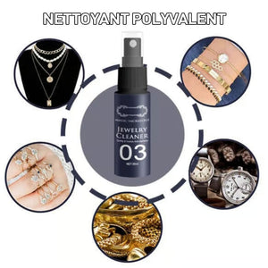 Spray nettoyant pour bijoux