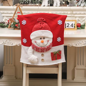 💥Jolie housse de chaise sur le thème de Noël🎄