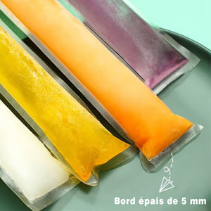 Sac jetable pour moules à glaces