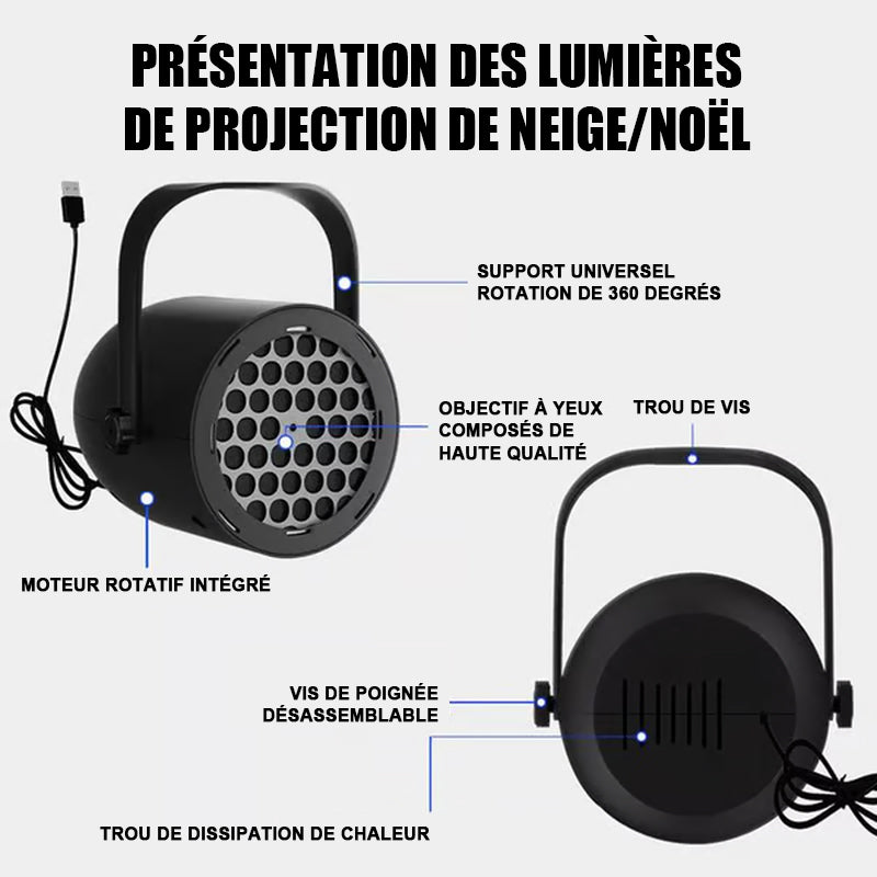 EBTOOLS lampe de projection de chambre Lampe de projection à 180 degrés EBTOOLS lampe de projection de chambre Lampe de projection à 180 degrés