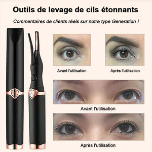 Recourbe-cils électrique, charmant instantanément✨éblouissant en un clin d'œil ! 👁️