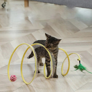 Tunnel pliable pour chat