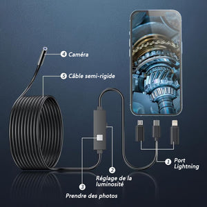 🔎Caméra endoscopique Plug-and-Play