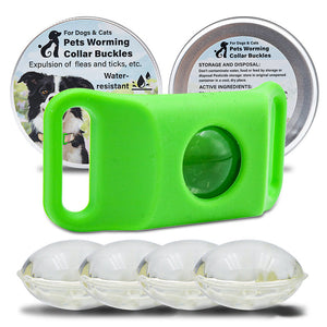 Boucle de collier anti-insectes pour animaux de compagnie